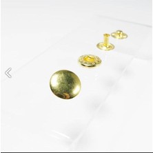 TeknoKapsül Çıtçıt 15 mm Kendin Yap Kiti, Mont, Giyim, Çanta, Deri Için Çekiçle Uygulama Aparatları ve Renk 15 Adet Alfa Çıtçıt Düğme Takım-Paslanmaz Pirinç