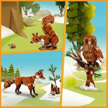 TeknoKapsül Orman Hayvanları: Kızıl Tilki 31154 – 9 Yaş ve Üzeri Çocuklar Için Yılbaşı Hediyesi Fikri, ve Sincap Model Seçenekleri Içeren 3’ü 1 Arada Yaratıcı Oyuncak Yapım Seti (667 Parça)