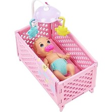 TeknoKapsül ve Aksesuarları, Skipper Bebek, Uykulu Bebek Figürü ve Beşikli Oyun Seti, Mobilya ve Temalı Aksesuarlar, Bebek Bakıcısı, HJY33