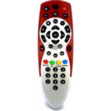 TeknoKapsül Digiturk Hd Plus Uydu Kumandası KR0084 RT-0084 Dıgıturk Kırmızı Kumanda