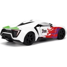 TeknoKapsül Jada, 9336140314R00, Dc Lykan Hypersport Model Aracı, Serbest Tekerleki Kauçuk Lastikler, Açılabilen Kapılar. Die-Cast (Metal), Figürü, Araç 1:32 Ölçekli