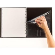 TeknoKapsül Miraclebind Defteri, 11 x 9,6 Inç, Siyah, 150 Sayfa (AF11150.81)