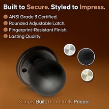 TeknoKapsül BK2090TB Top Kapı Düğmesi, Kukla Fonksiyonu, 1 Paket, Bronz