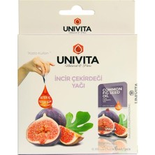 TeknoKapsül UNIVITA%100 Doğal Katkısız Incir Çekirdeği Yağı - Common Fig Seed Oil 3 ml x 6 Adet