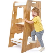 Minera Ahşap Montessori Öğrenme Kulesi 2-6 Yaş