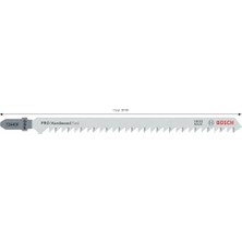 TeknoKapsül 5 x Pro Hardwood Fast T344DF Dekupaj Testere Bıçağı (Sert Ahşap, Kaba Sunta Için, Uzunluk 152 Mm, Profesyonel Aksesuar Dekupaj Testere)