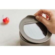 TeknoKapsül One Seramik Saklama Kabı Gri 1000ML D-NEONE100-07