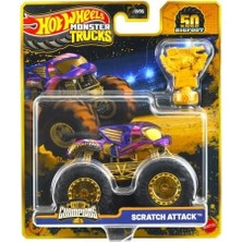 TeknoKapsül JDV96 Trucks Bıg Foot Trophy Şampiyonları Tekli Araba - Scratch Attack Bıgfoot JDW04