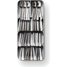 TeknoKapsül 85119 Drawerstore Kompakt Çatal Kaşık Düzenleyici, Gri