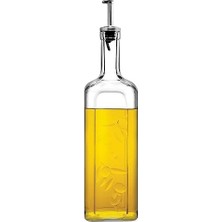 TeknoKapsül Homemade Metal Tıpalı Yağlık & Sirkelik, Şeffaf, 1 Litre