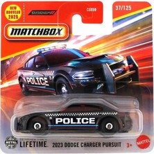 TeknoKapsül C0859 Mtchbox 1:64 Tekli Arabalar 2023 Dodge Charger Pursuıt JBR18