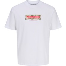 Jack & Jones Erkek Gögüs Baskili Tisört - Breeze