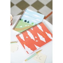 Matt Notebook A5 Spiralli Okul Defteri 80 Yaprak 2'li Set – Çizgili & Kareli