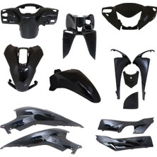 NCR HONDA DİO 110 KAPORTA SETİ MAT SİYAH