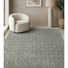 Woolen Home Lizbon Koleksiyonu Modern Desenli Akrilik Makine Halısı