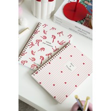 Matt Notebook A5 Spiralli Okul Defteri 80 Yaprak 2'li Set – Çizgili & Kareli