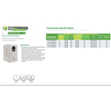 Solinved Solar Pompa Sürücüsü 5,5hp 4kw (3*220) - SOL-CDI-SPDG4R0S2