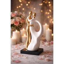 Seramik Dans Eden Çift Biblo