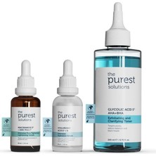 The Purest Solutions Kuru Sivilcelenmeye Meyilli Ciltlere Özel Sivilce ve Siyah Nokta Önlemeye Yardımcı Bakım Seti