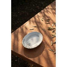 Acar Silent Bloom Porselen Kayık Tabak - 20 cm