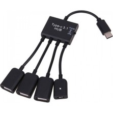Leonpro Typec Otg Type-C Hub Typec USB Çoğaltıcı Type-C 3 Port USB Çoklayıcı