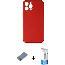 BUTİMAR'S iPhone 12 Pro Max Yadigar Klasik - Siyah 5d Eko Cam Ekran Koruyucu + Siyah Shine Kamera Lens Koruma Cam