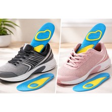 Jel Comfort Sport Tabanlık, Şok Emici, Rahat, Yumuşak Konforlu Spor Ayakkabı Tabanlığı, 1 Çift