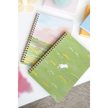 Matt Notebook A5 Spiralli Okul Defteri 80 Yaprak 2'li Set – Çizgili & Kareli