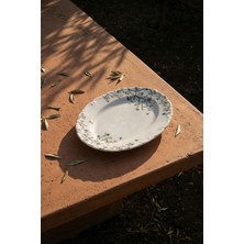 Acar Silent Bloom Porselen Kayık Tabak - 30 cm