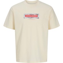 Jack & Jones Erkek Gögüs Baskili Tisört - Breeze