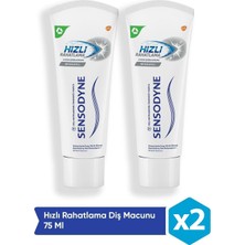 Corega Sensodyne Diş Macunu Onarım ve Koruma Beyazlatıcı 75 ml 2 Adet