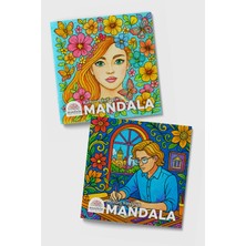 Art Terapi Mandala Yayınları Yetişkinler Için Mandala Boyama Set 2'li