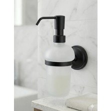 Clk Banyo Bella Duvara Montajlı Sıvı Sabunluk - Şık ve Dayanıklı Banyo Aksesuarı Sıyah