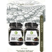 Çiftliği Premium Siyah Zeytin Xl-L 201-260 - Doğal Salamura Katkısız Sele Zeytini 900 Gram x 2 Adet