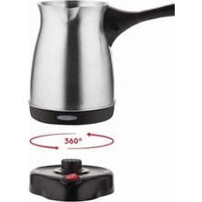 Asiltech Çelik Kahve Makinesi Cezve 800 Watt Paslanmaz Çelik Türk Kahvesi Makinesi