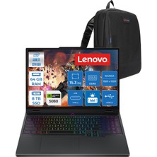 Lenovo Legion 5 15IRX10 Intel Core I7-13650HX 64GB 8tb SSD 8GB/RTX5060/115W 15.3" Wuxga IPS 300NITS 100% Srgb 165Hz Windows 11 Home Gaming Bilgisayar L83LY00PYTRF54 + Zettaçanta