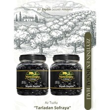Çiftliği Premium Siyah Zeytin Xl-L 201-260 - Doğal Salamura Katkısız Sele Zeytini 900 Gram x 2 Adet