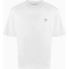 Prada Pamuklu Yuvarlak Yakalı T-Shirt
