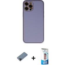 BUTİMAR'S iPhone 12 Pro Max Yadigar Klasik - Siyah 5d Eko Cam Ekran Koruyucu + Siyah Shine Kamera Lens Koruma Cam