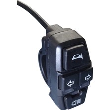 User Pil Batarya Elektrikli Bisiklet Su Geçirmez Far Korna Sinyal Butonu