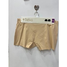 Belvü Kadın Ten Rengi Lazer Kesim Dikişsiz Iz Yapmaz Yüksek Bel Külot (Görünmez Konfor)