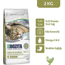 Bozita Feline Indoor Sterilised Evde Yaşayan ve Kısırlaştırılmış Kedi Maması 2 Kg