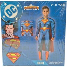 Nusrat Bilişim Superman Kaslı Kostüm Kutulu 7-8 Yaş