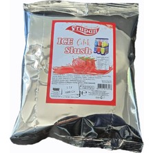 Frupan Çilek Meyve Aromalı Ice Slush - Buzlaş - Karlama Toz 600 gr 20 Adet  1+5 Oranlı