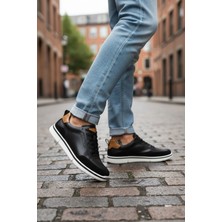 Panorama Bağcıklı Erkek Sneaker Hakiki Deri Iç Dış  Eva Taban