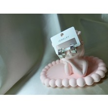 Jewerly Gümüş Charm Love Küpe