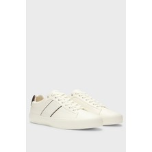 Boss Erkek Marka Logolu Rahat Taban Günlük Ekru Sneaker 50522833-106