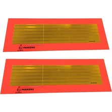 Pakkens Reflektör Tır (Alüminyum) (E Onaylı) (565*200 Mm) (2 Adet)