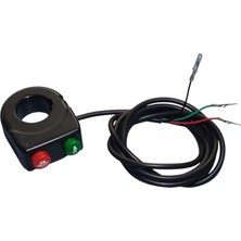 User Pil Batarya Far Korna Butonu - Elektrikli Bisiklet ve Scooter Uyumlu Kontrol Anahtarı