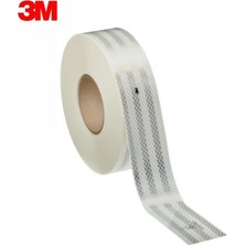 3m Reflektif Şerit 55 mm Beyaz (Sert Yuzey) (50 mt Fiyatıdır) 1 Top - 3m 98310